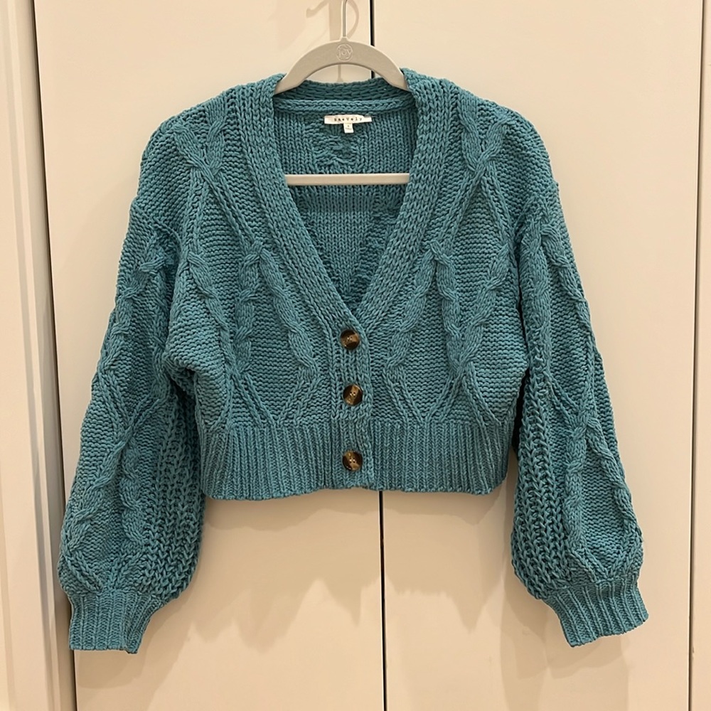 BaeVely small teal sweater